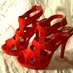 Red Stiletto sandals